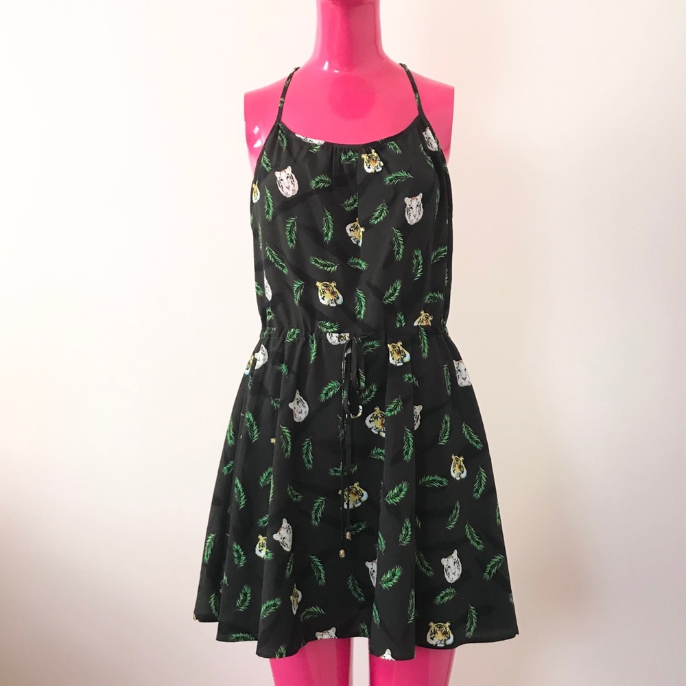 Heartloom “Nadia” Tiger Jungle Print Dress